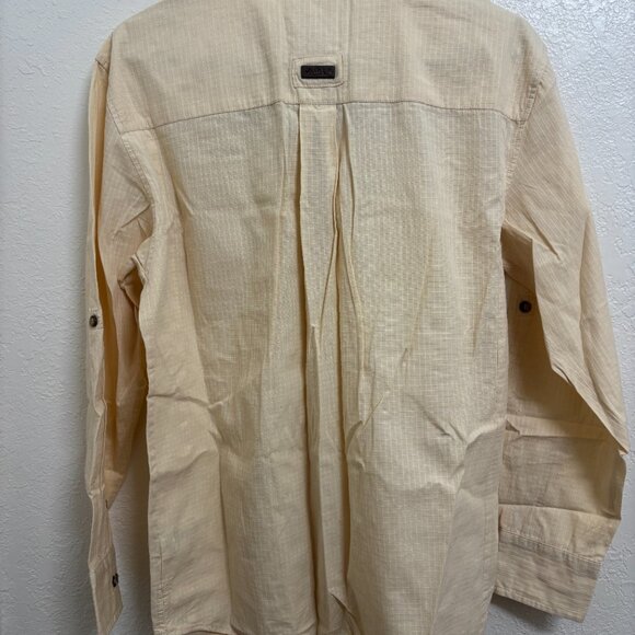 LRG Lifted Research Group woven overshirt Small beige SAMPLE rare - Picture 5 of 7
